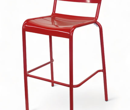 AMKO AL7715BS Red Commercial Grade Restaurant Barstool