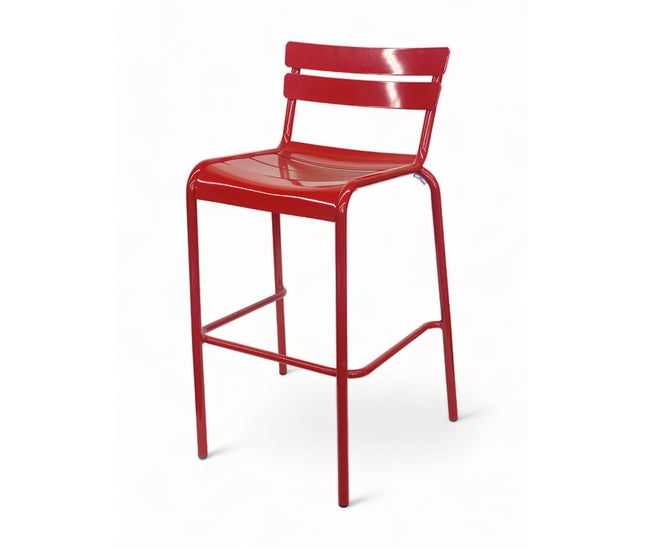 AMKO AL7715BS Red Commercial Grade Restaurant Barstool