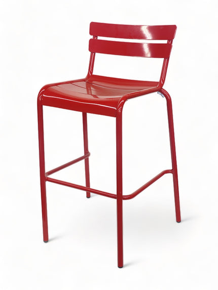 AMKO AL7715BS Red Commercial Grade Restaurant Barstool