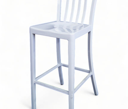 AMKO AL7910BS White Commercial Grade Restaurant Barstool