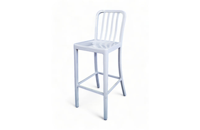 AMKO AL7910BS White Commercial Grade Restaurant Barstool