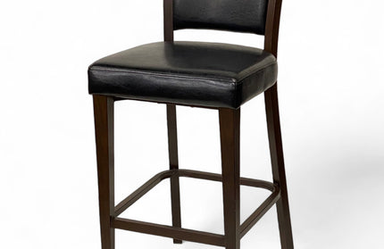 AMKO M2865 Metal Frame Full Upholstered Seat Restaurant Barstool