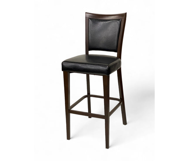 AMKO M2865 Metal Frame Full Upholstered Seat Restaurant Barstool