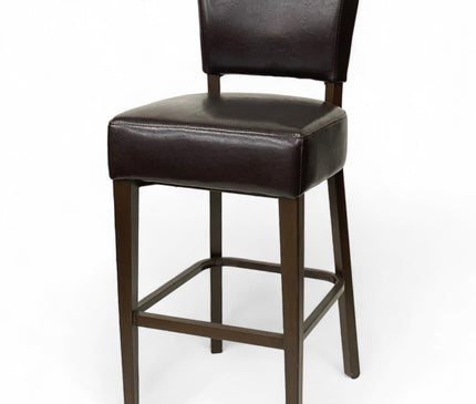 AMKO M5560BS Metal Frame Full Upholstered Seat Restaurant Barstool