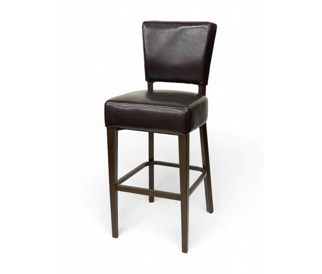 AMKO M5560BS Metal Frame Full Upholstered Seat Restaurant Barstool