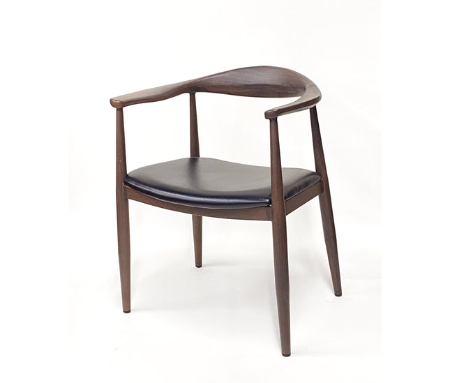 AMKO M5680A Walnut Commercial Grade Restaurant Chair