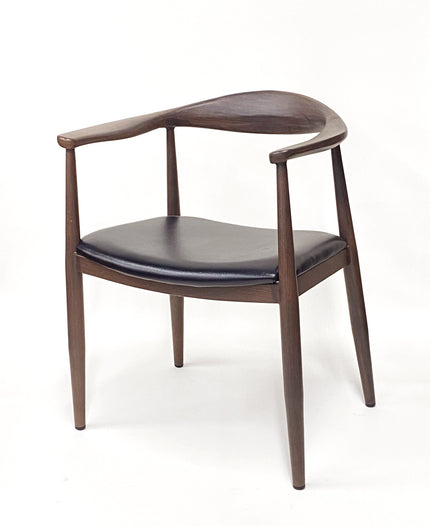 AMKO M5680A Walnut Commercial Grade Restaurant Chair