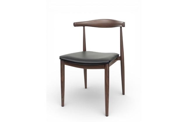 AMKO M5680 Walnut Commercial Grade Restaurant Chair