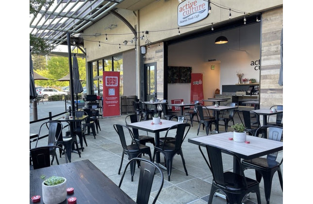 AMKO M7781 Black Outdoor Commercial Grade Restaurant Chair