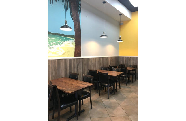 AMKO M865 Black Commercial Grade Restaurant Chair