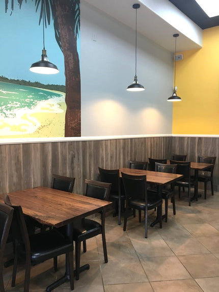 AMKO M865 Black Commercial Grade Restaurant Chair