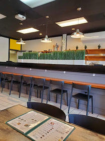 AMKO P148 Black Commercial Grade Restaurant Durable Plastic Chair