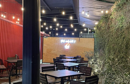 AMKO 543SB Espresso Aluminum Commercial Grade Restaurant Chair