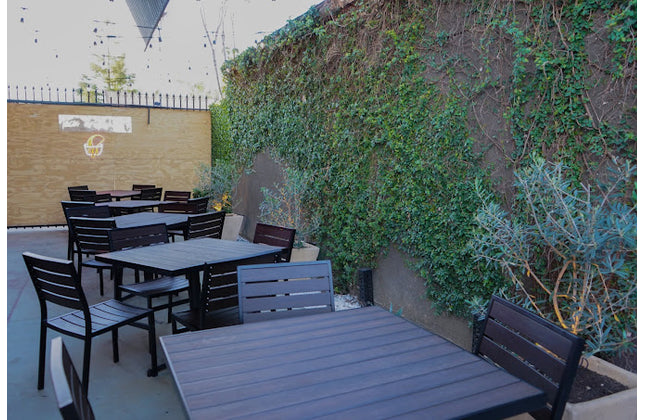 AMKO 543SB Espresso Aluminum Commercial Grade Restaurant Chair