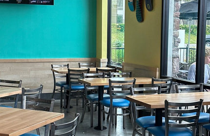 AMKO M5530 Gunmetal Commercial Grade Restaurant Chair