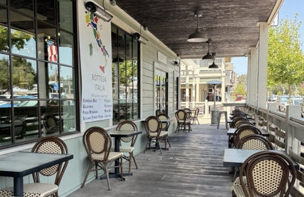 AMKO 606SW Beige and Black Aluminum Commercial Grade Restaurant Chair (Copy)