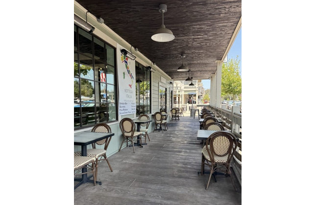 AMKO 606SW Beige and Black Aluminum Commercial Grade Restaurant Chair (Copy)