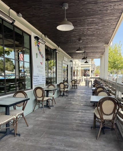 AMKO 606SW Beige and Black Aluminum Commercial Grade Restaurant Chair (Copy)