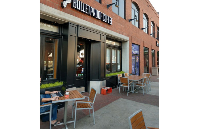 AMKO 528AT Silver Teak Aluminum Commercial Grade Restaurant Chair