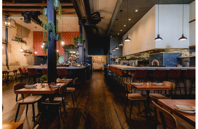 AMKO M7775 Black Walnut Metal Commercial Grade Restaurant Chair