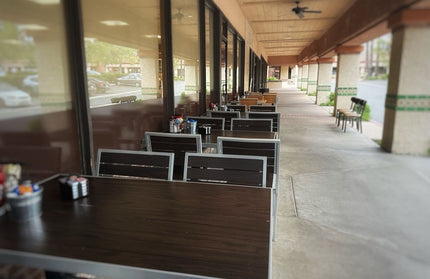 AMKO T75S Espresso Restaurant Patio Table Top