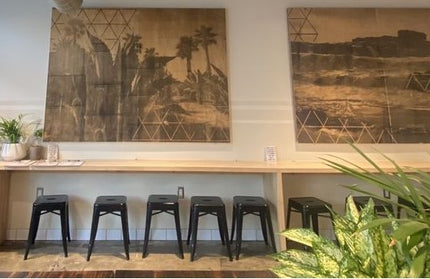 AMKO M7785 Black Commercial Grade Restaurant Backless Chair