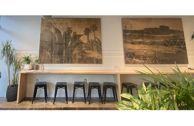 AMKO M7785 Black Commercial Grade Restaurant Backless Chair