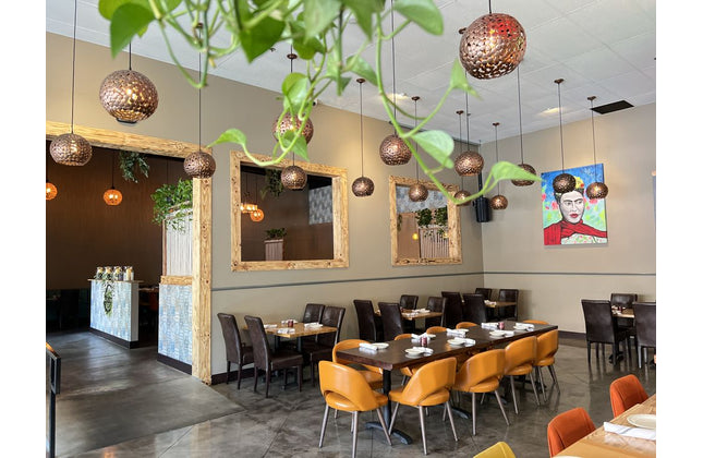 AMKO M5670 Orange Commercial Grade Restaurant Chair