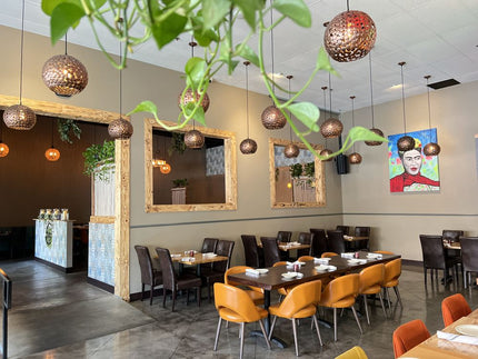 AMKO M909 Brown Commercial Grade Restaurant Chair