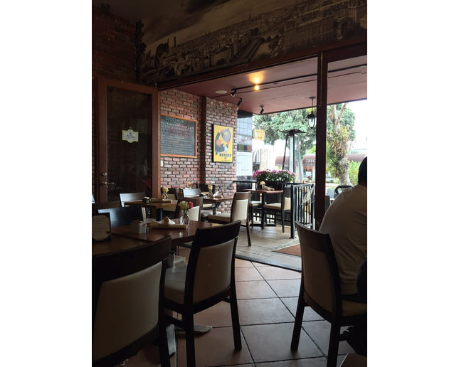 AMKO 875P Walnut Commercial Grade Restaurant Wood Chair