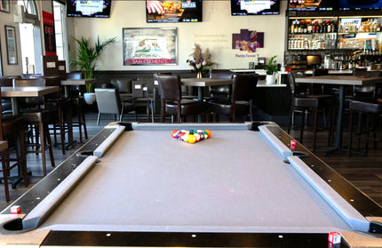 AMKO M5560BS Metal Frame Full Upholstered Seat Restaurant Barstool