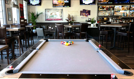 AMKO M5560BS Metal Frame Full Upholstered Seat Restaurant Barstool