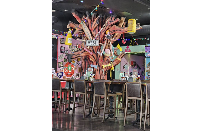 AMKO M2955 Walnut Commercial Grade Restaurant Barstool