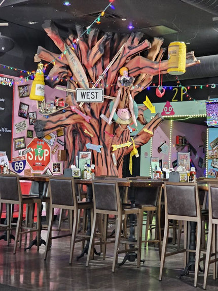 AMKO M2955 Walnut Commercial Grade Restaurant Barstool