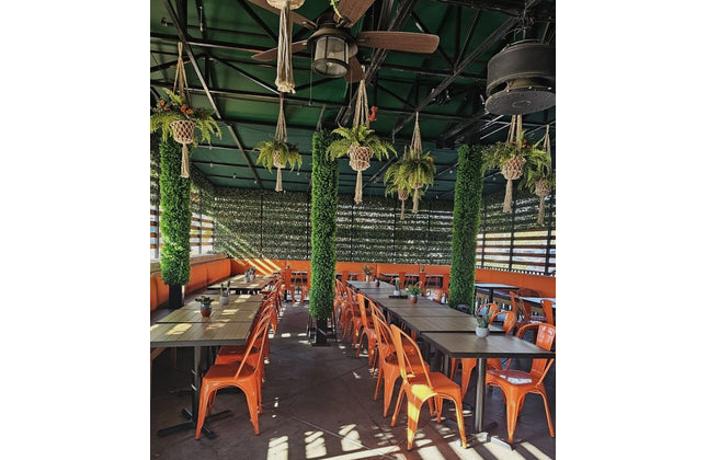 AMKO M7781 Orange Commercial Grade Restaurant Chair