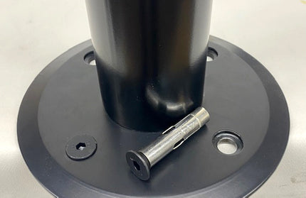 AMKO FBDB 8R Flat Bolt Down Black no cover Commercial Grade Restaurant Base