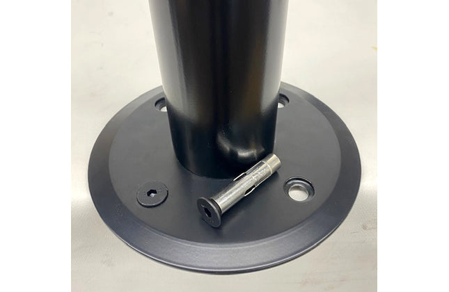 AMKO FBDB 8R Flat Bolt Down Black no cover Commercial Grade Restaurant Base