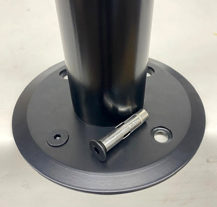 AMKO FBDB 8R Flat Bolt Down Black no cover Commercial Grade Restaurant Base