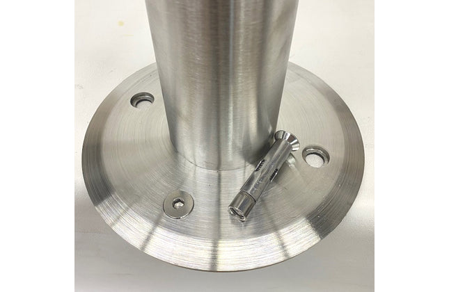 AMKO FBDS 8R Flat Bolt Down Stainless Steel no cover Commercial Grade Restaurant Base