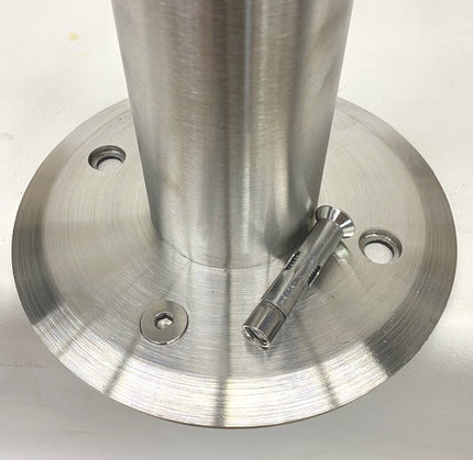 AMKO FBDS 8R Flat Bolt Down Stainless Steel no cover Commercial Grade Restaurant Base