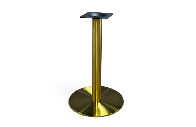AMKO FRGD17 Gold Restaurant Table Base | Commercial Pedestal Base