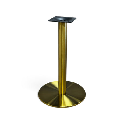 AMKO FRGD17 Gold Restaurant Table Base | Commercial Pedestal Base
