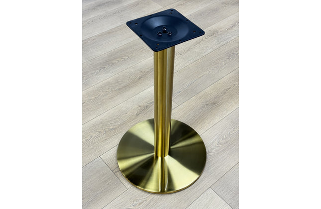 AMKO FRGD17 Gold Restaurant Table Base | Commercial Pedestal Base