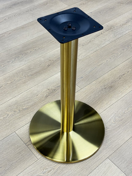 AMKO FRGD17 Gold Restaurant Table Base | Commercial Pedestal Base