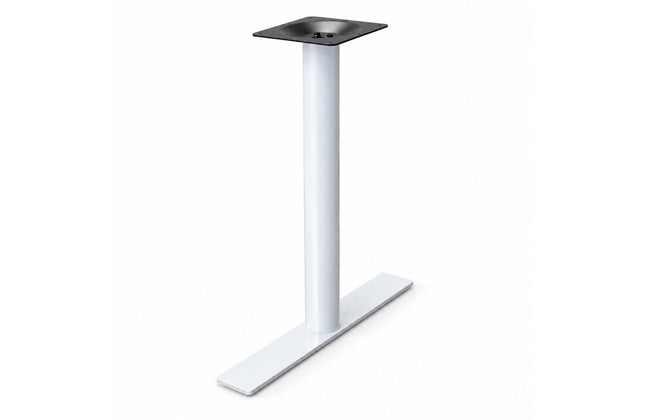 AMKO Flat Steel T base FW322 White Commercial Grade Restaurant Base