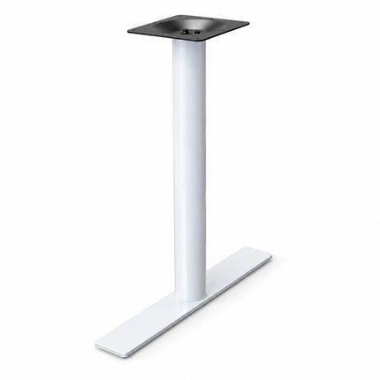 AMKO Flat Steel T base FW322 White Commercial Grade Restaurant Base