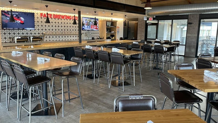 AMKO M5900BS Metal Frame Full Upholstered Seat Restaurant Barstool