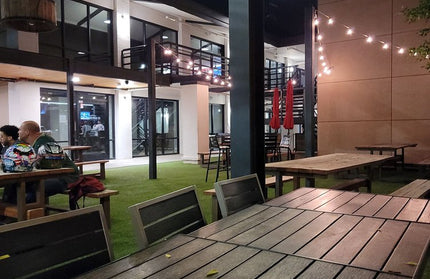 AMKO T66B Mocha Restaurant Patio Table Top