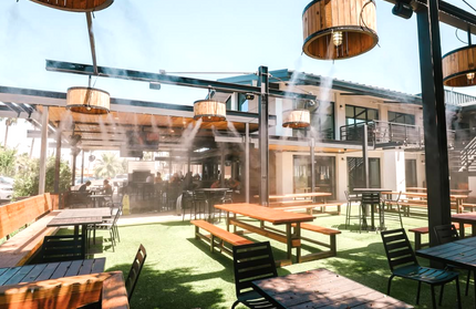 AMKO AL7712 Black Aluminum Commercial Grade Restaurant Chair