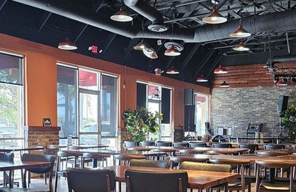 AMKO M5641 Black Commercial Grade Restaurant Chair